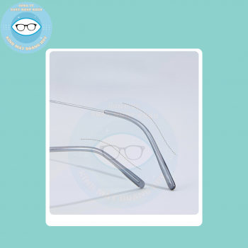 Gọng kính kim loại mã 6208